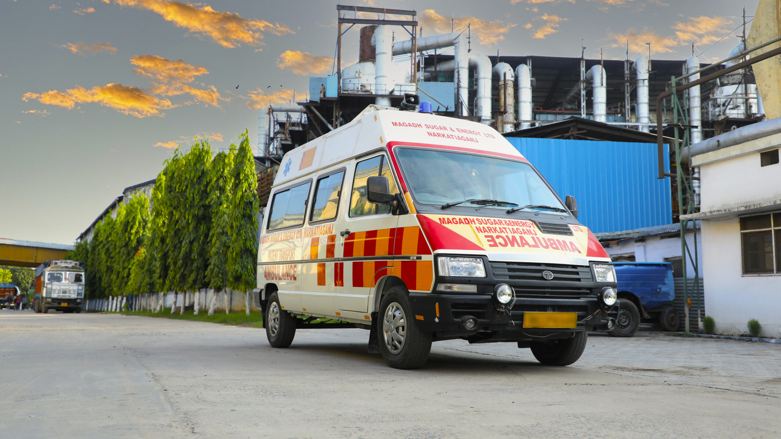 Ambulance for healthcare assistance